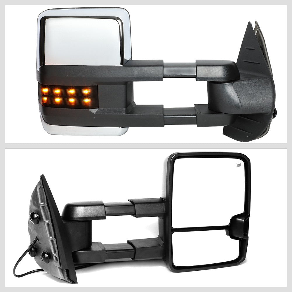 Right/Passenger Towing Side Mirror Powered W/Heated Turn Signal for 07-14 Yukon