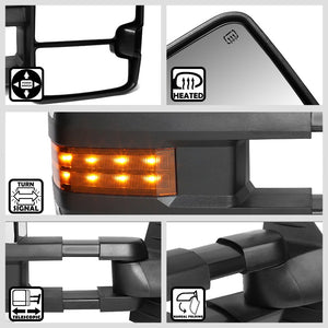 Right/Passenger Towing Side Mirror Powered W/Heated Turn Signal for 07-14 Yukon