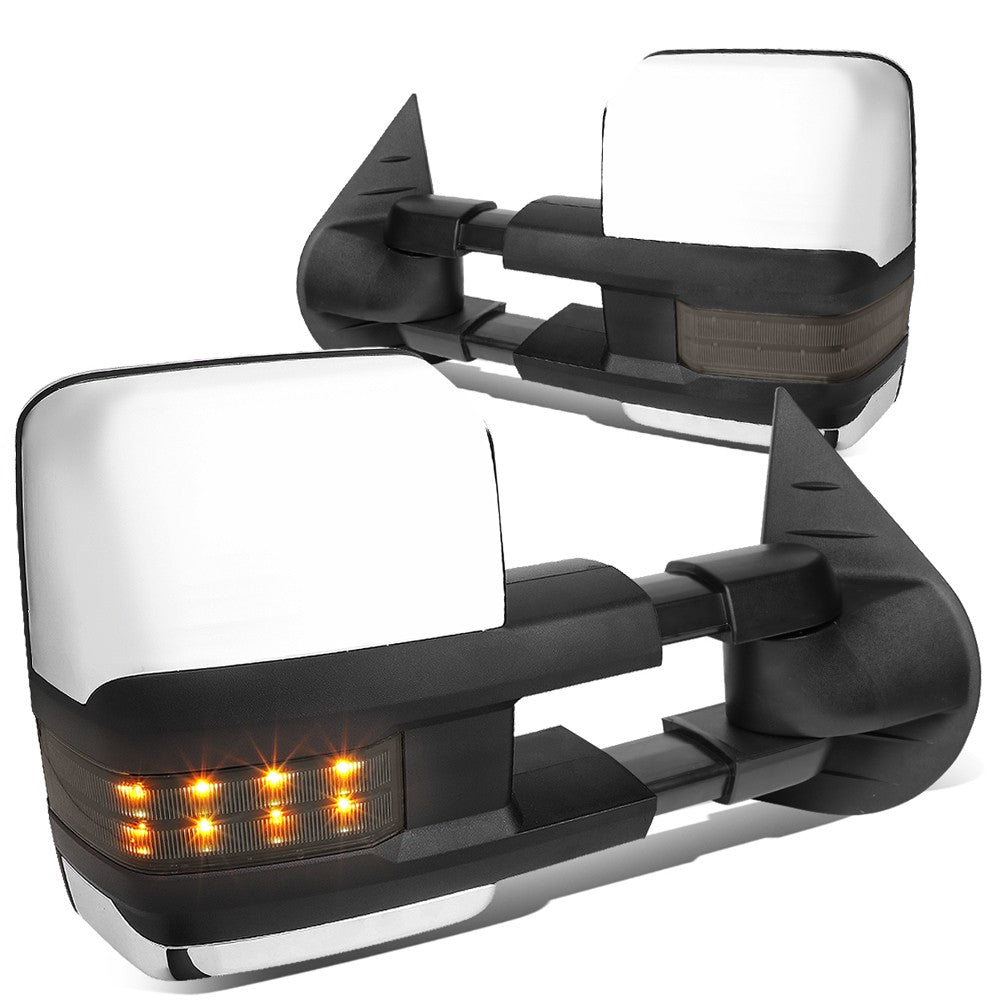 Left/Right Towing Side Mirror Powered+ Heated+ Turn Signal 07-14 Tahoe BFC-VMIR-028-T999-CH-SM