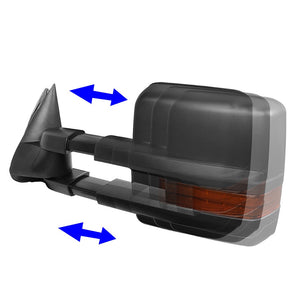 Left/Right Towing Side Mirror Powered+ W/Heated LED Turn Signal for 00-02 Yukon