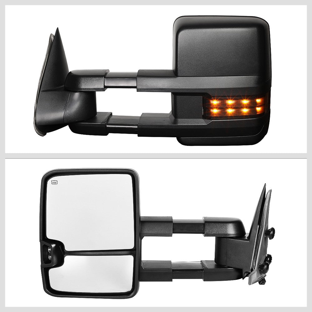 Left/Right Towing Side Mirror Powered Heated Turn Signal for 99-02 Silverado2500