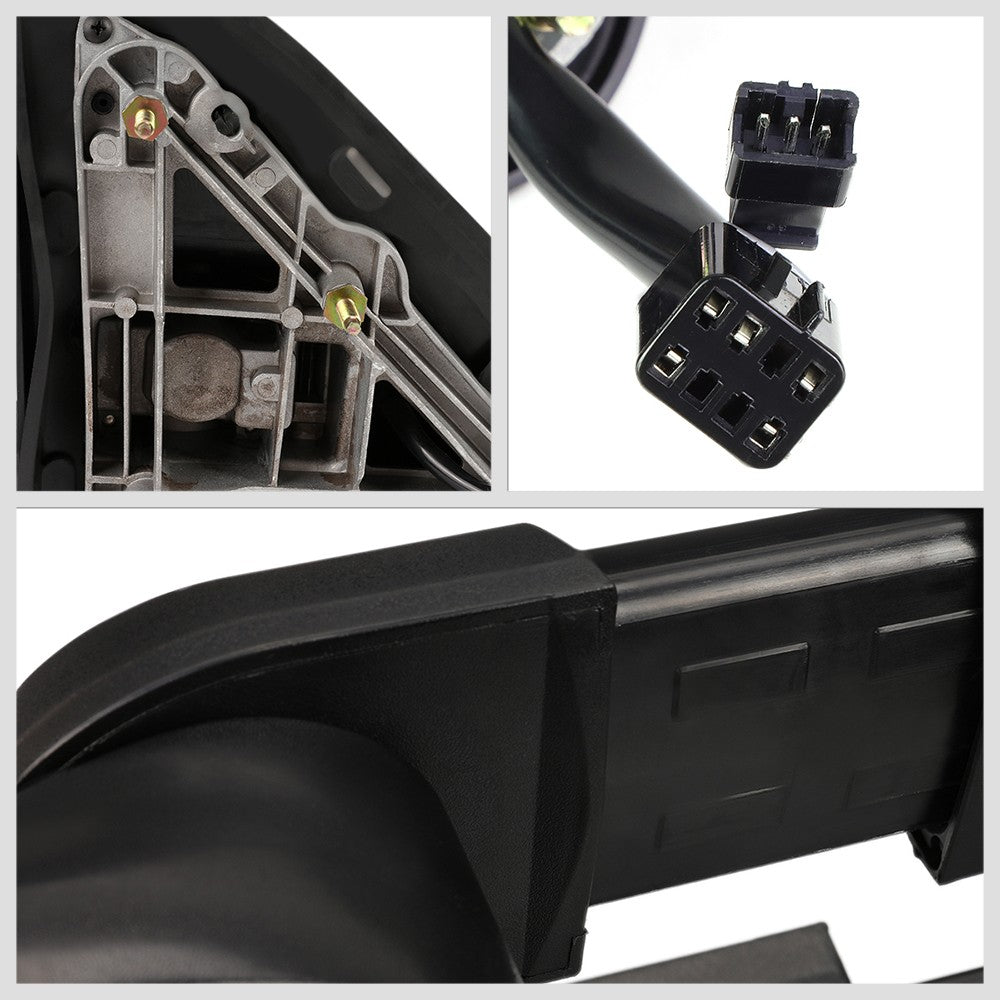 Left Towing Side Mirror Powered+ W/Heated LED Turn Signal for 99-02 Sierra 2500