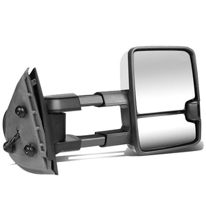 Right Chrome Towing Side Mirror Powered LED Turn Signal 94-98 K1500 BFC-VMIR-031-T999-CH-SM-R