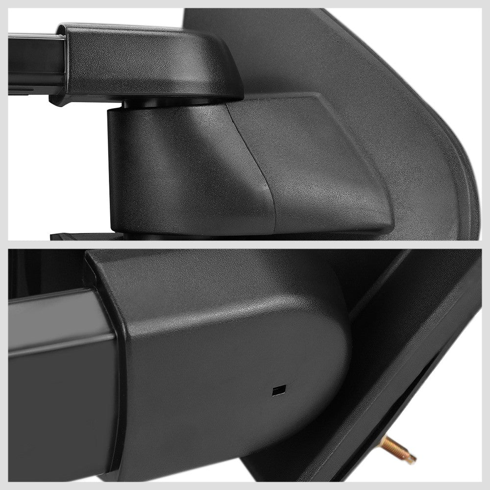 Right Chrome Towing Side Mirror Powered LED Turn Signal for 94-98 GMC K1500