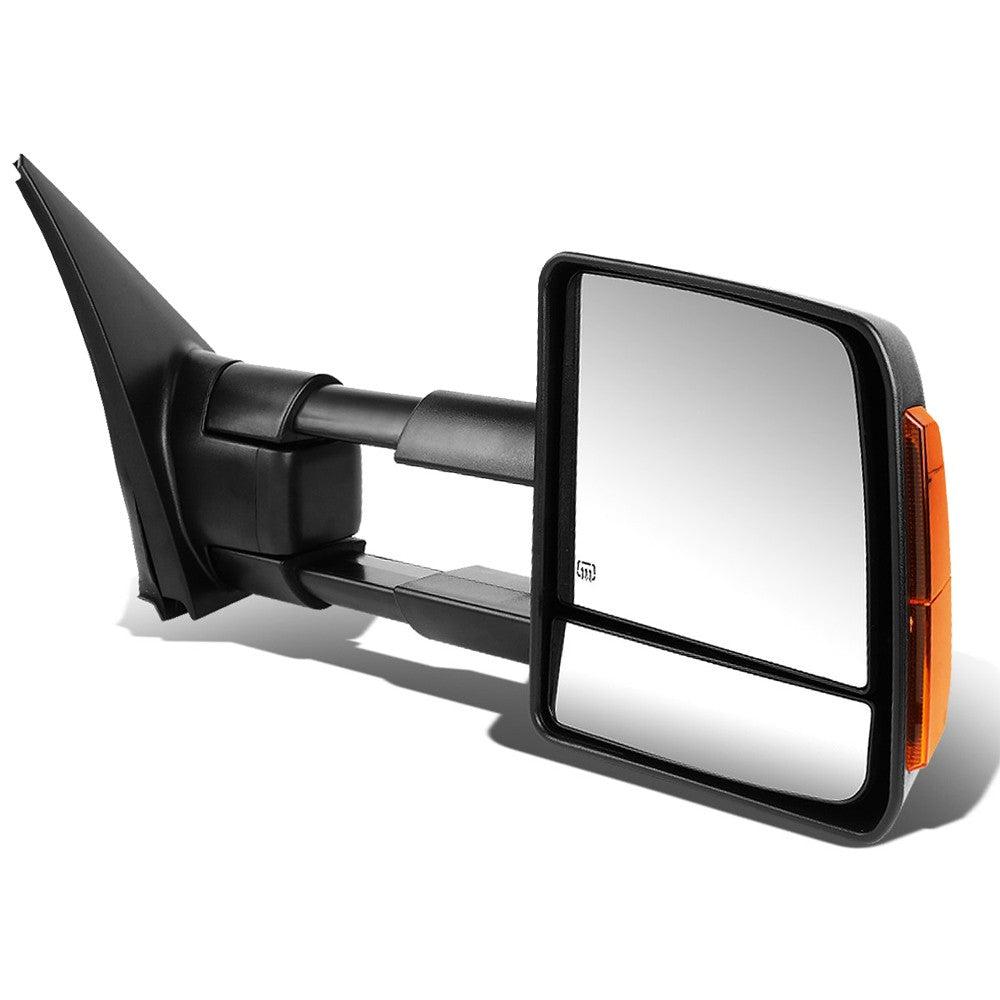 Right Towing Side Mirror Powered Heated LED Turn Signal 07-16 Tundra BFC-VMIR-038-T888-BK-AM-R