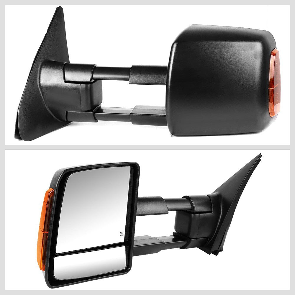 Left/Right Towing Side Mirror Powered W/ Heated Turn Signal for 07-16 Tundra