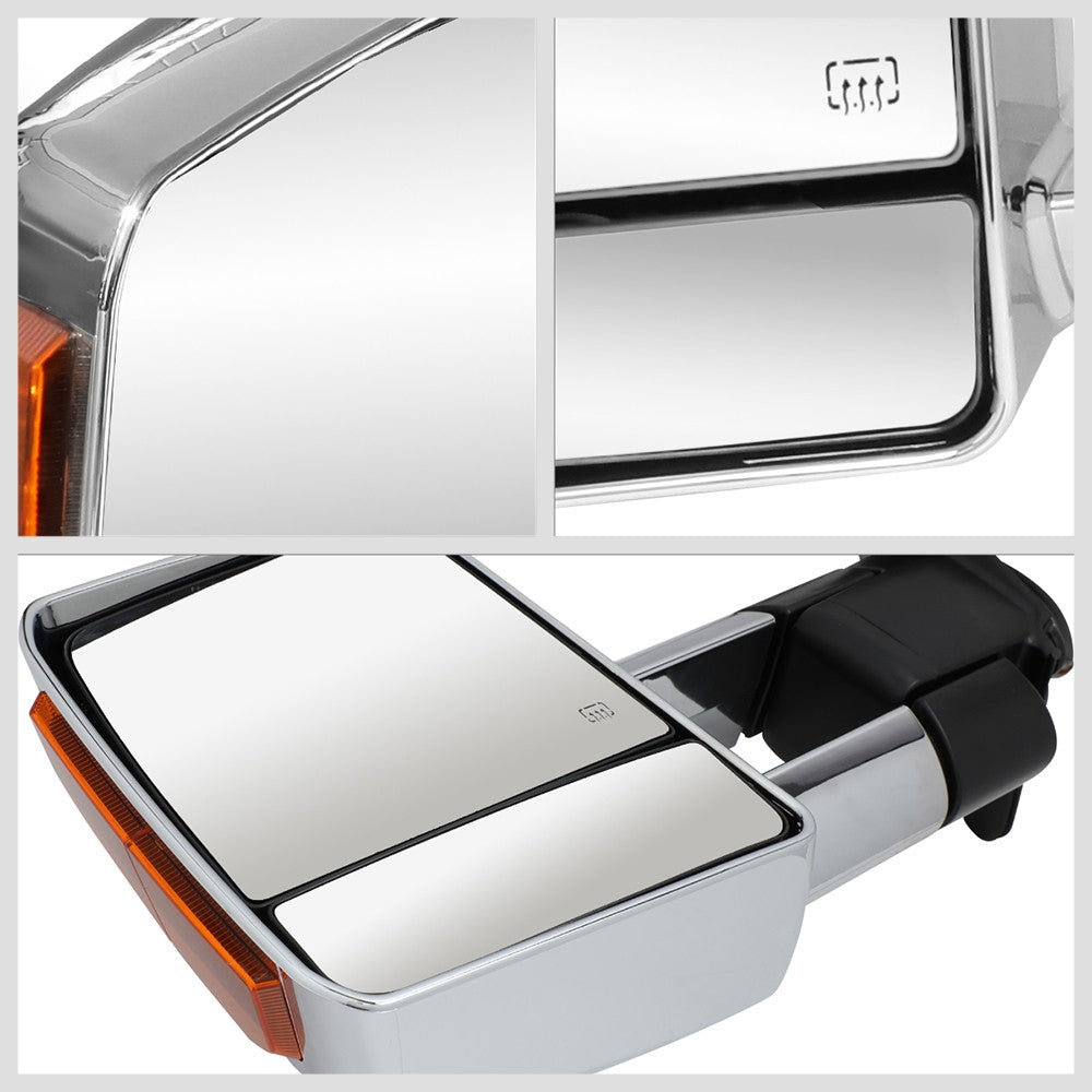 Left/Right Towing Side Mirror Powered W/ Heated W/ Turn Signal for 07-16 Tundra
