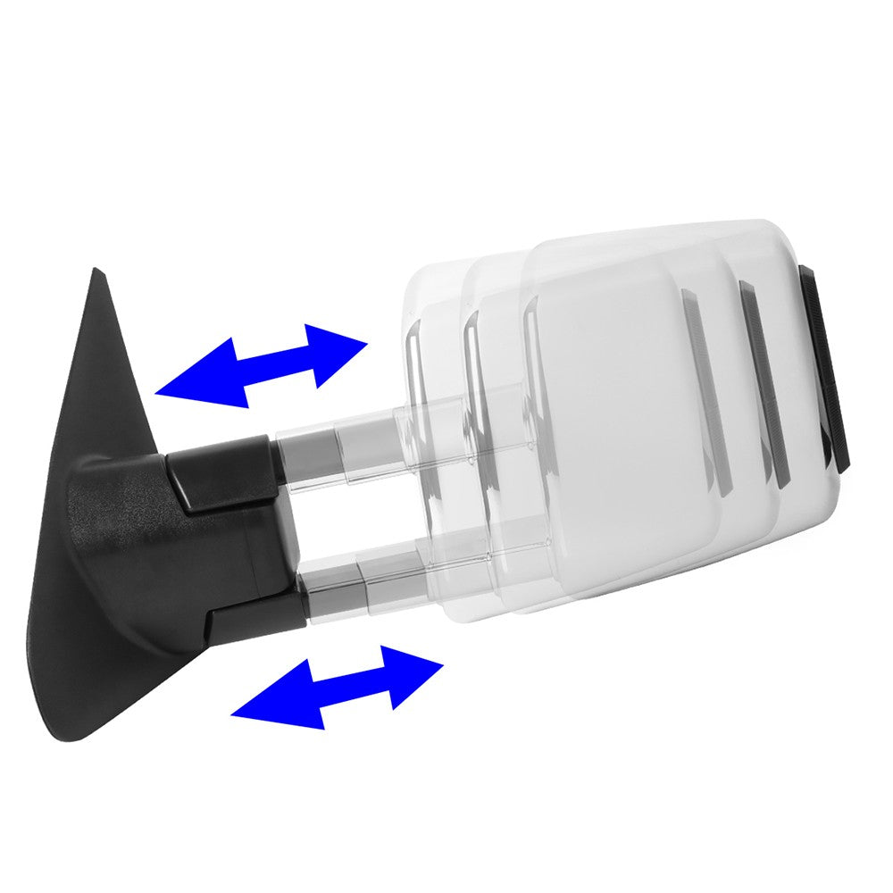 Left&Right Towing Side Mirror Powered W/Heated Turn Signal for 07-16 Tundra