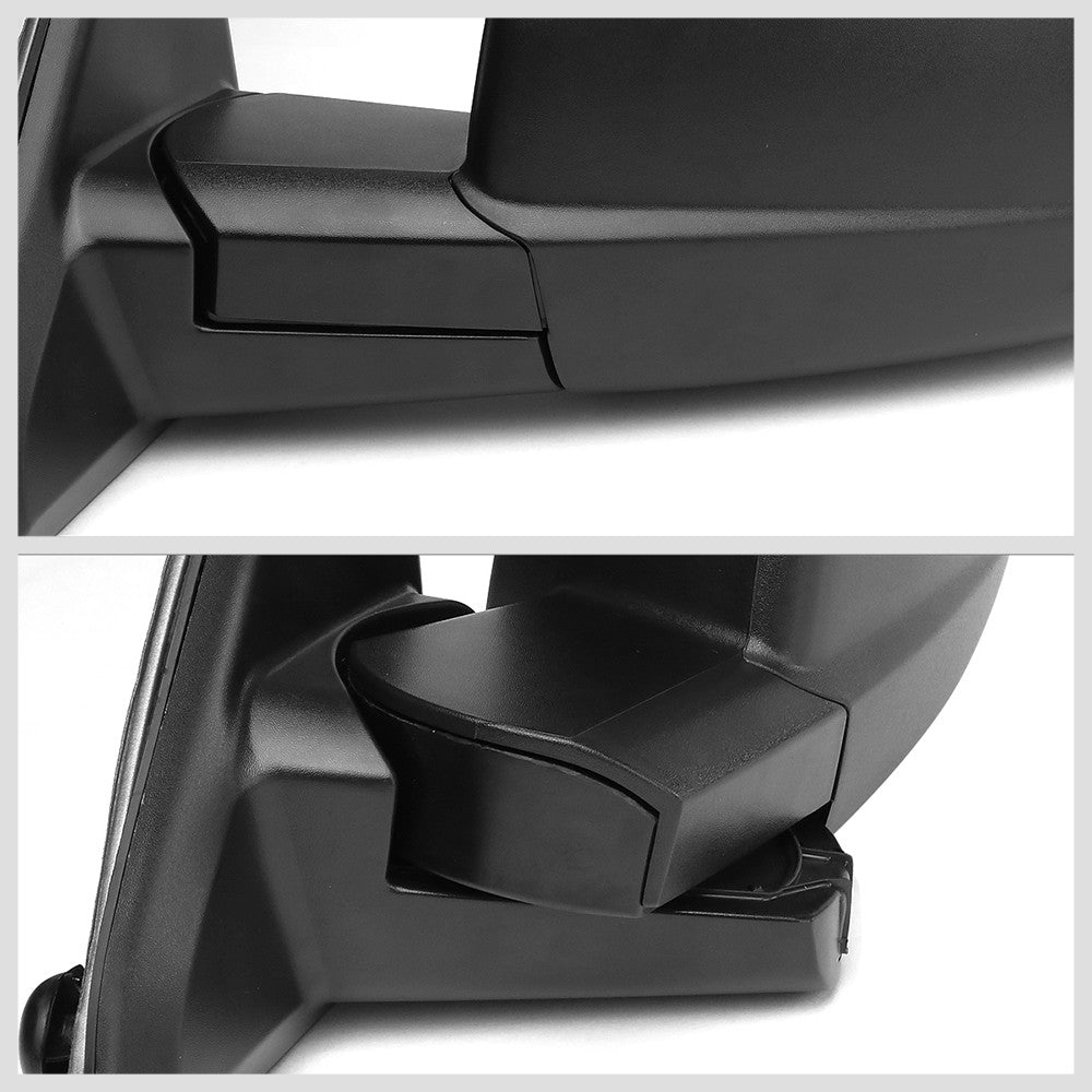 Left/Driver Black Towing Side Mirror Manual Adjustment for 10-16 Ram 2500