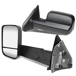Left/Right Towing Side Mirror Powered Adjustment Heated 03-09 Ram 3500 BFC-VMIR-040-T111-BK