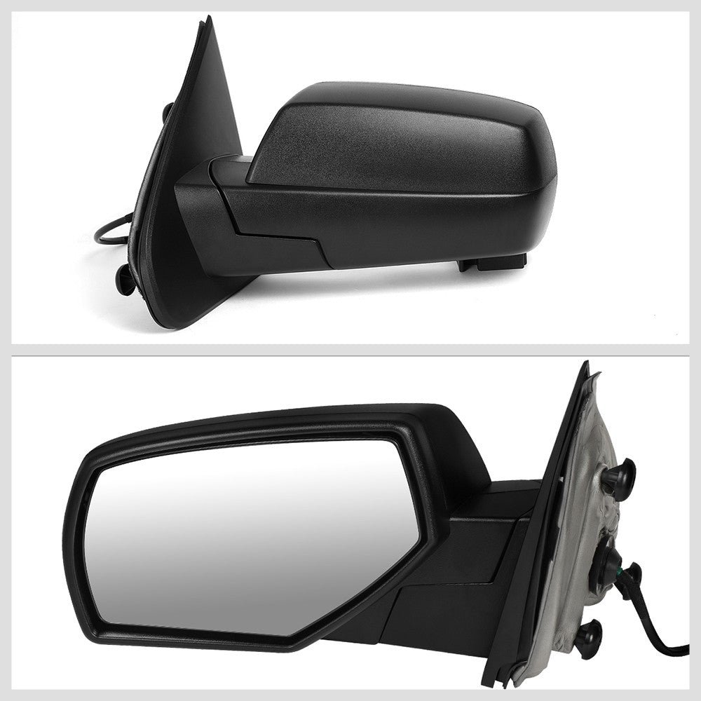 Left Black Towing Side Mirror Powered Adjustment W/Heated for 15-17 Sierra 1500