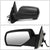 Left Black Towing Side Mirror Powered Adjustment W/Heated for 15-17 Sierra 1500