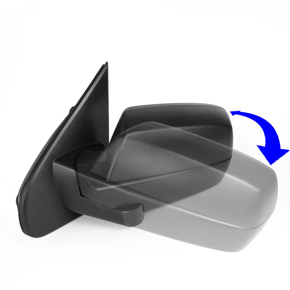 Left Black Towing Side Mirror Powered Adjustment W/Heated for 15-17 Sierra 1500
