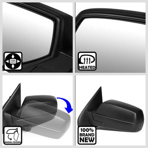 Left Black Towing Side Mirror Powered Adjustment W/Heated for 15-17 Sierra 1500