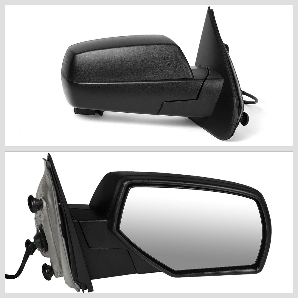 Right Black Towing Side Mirror Powered Adjustment W/Heated for 14-17 Sierra 1500