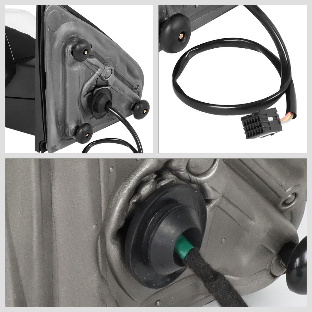 Left Chrome Towing Side Mirror Powered W/Heated for 15-17 Sierra 2500HD