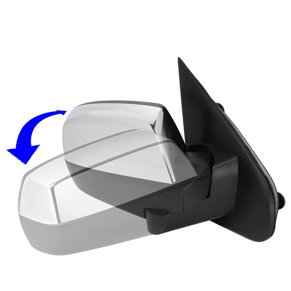 Right Chrome Towing Side Mirror Powered W/Heated for 15-17 Sierra 1500