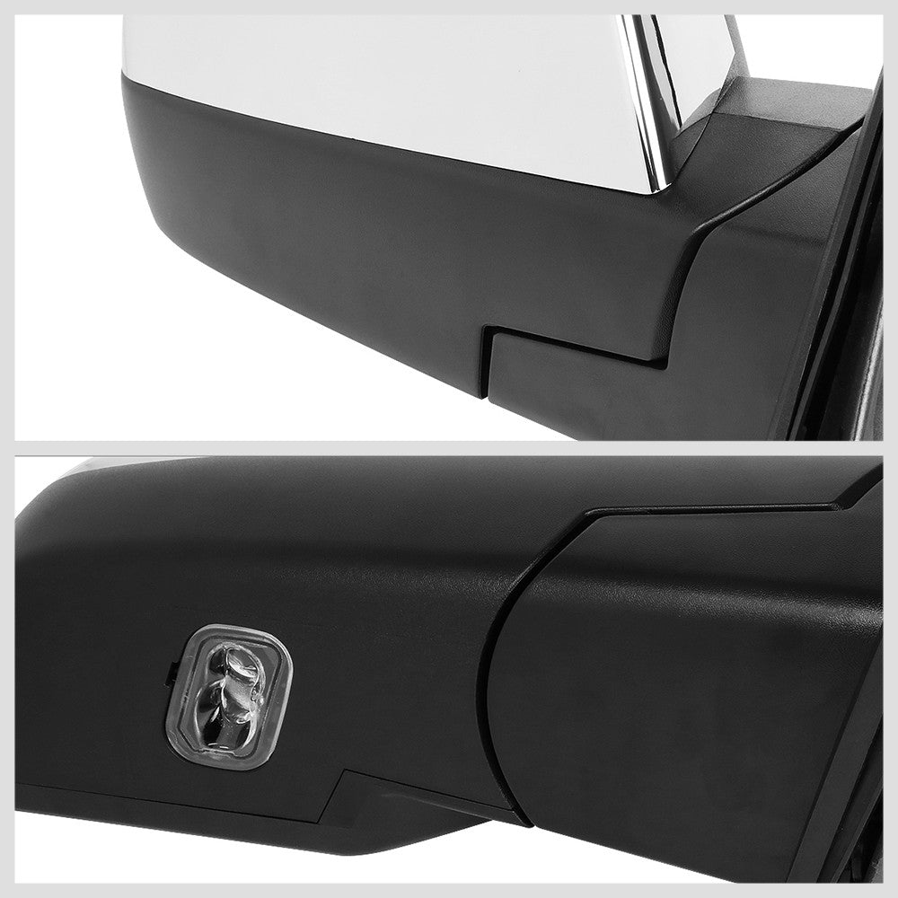 Right Chrome Towing Side Mirror Powered W/Heated for 15-17 Sierra 1500