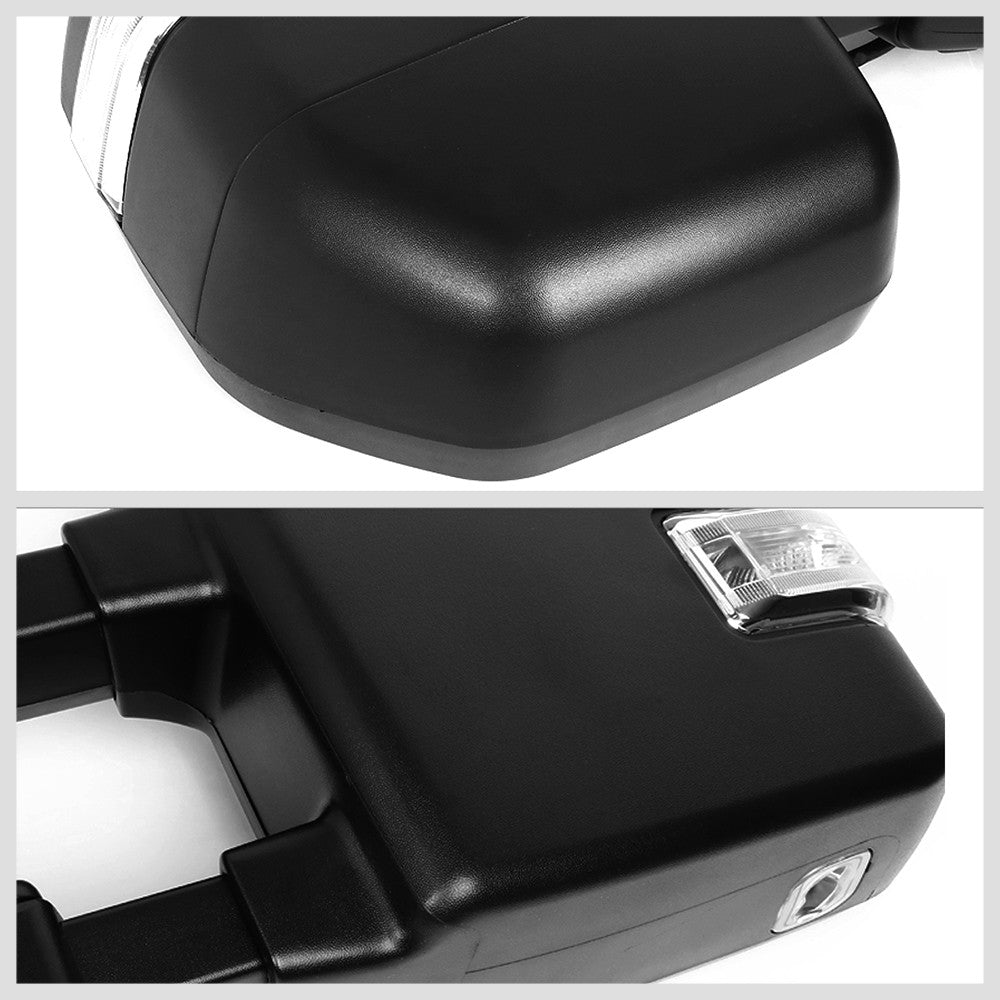 Left/Right Towing Side Mirror Powered W/Heated Turn Signal for 08-16 F250 SD