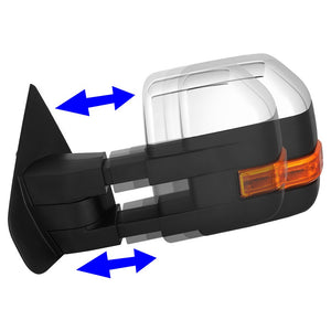 Left/Right Towing Side Mirror Powered W/Heated LED Turn Signal for 04-14 F-150