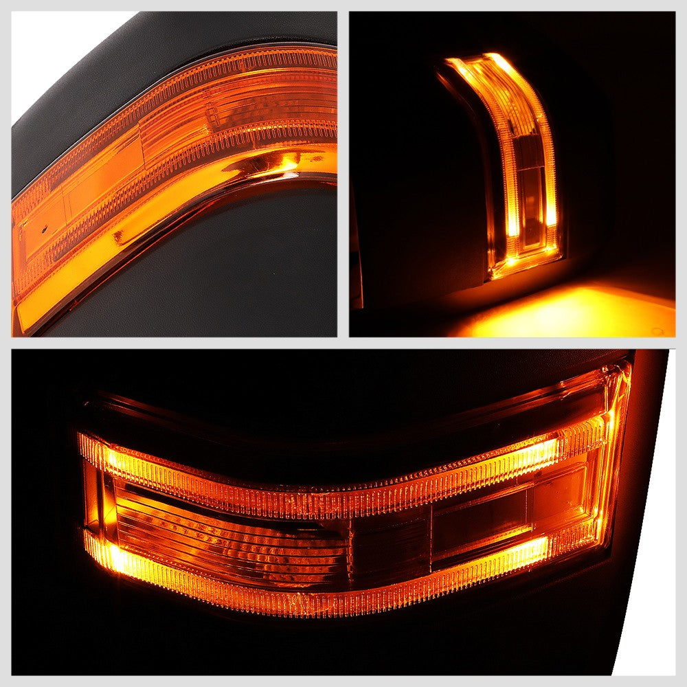 Left/Right Towing Side Mirror Powered W/Heated LED Turn Signal for 04-14 F150