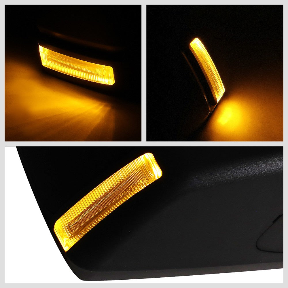 Right Towing Side Mirror Manual LED Turn Signal W/Puddle Light for 15-18 F-150