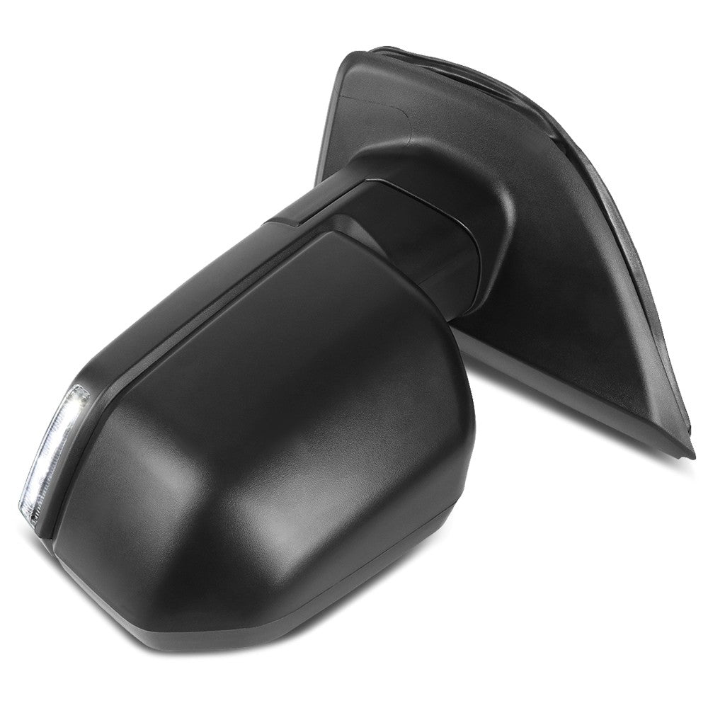 Left Towing Side Mirror Powered Heated Turn Signal 04-14 F-150 BFC-VMIR-058-OE-T888-BK-CL-L
