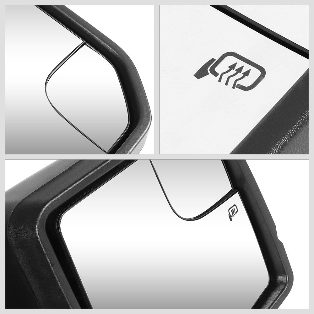 Right Towing Side Mirror Powered Heated Turn Signal Puddle Light for 15-18 F-150