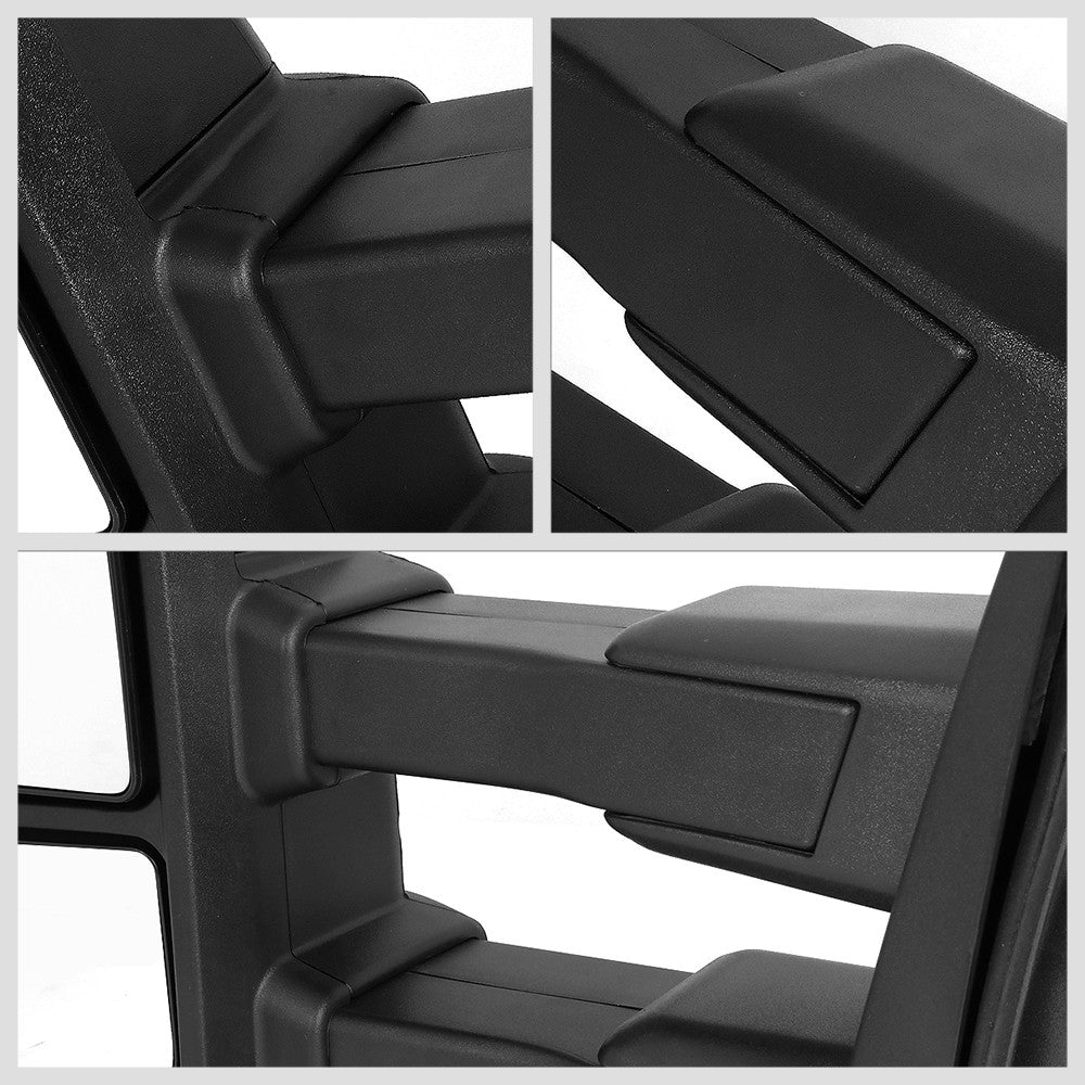 Left/Right Black Towing Side Mirror Manual Adjustment for 15-18 F-150