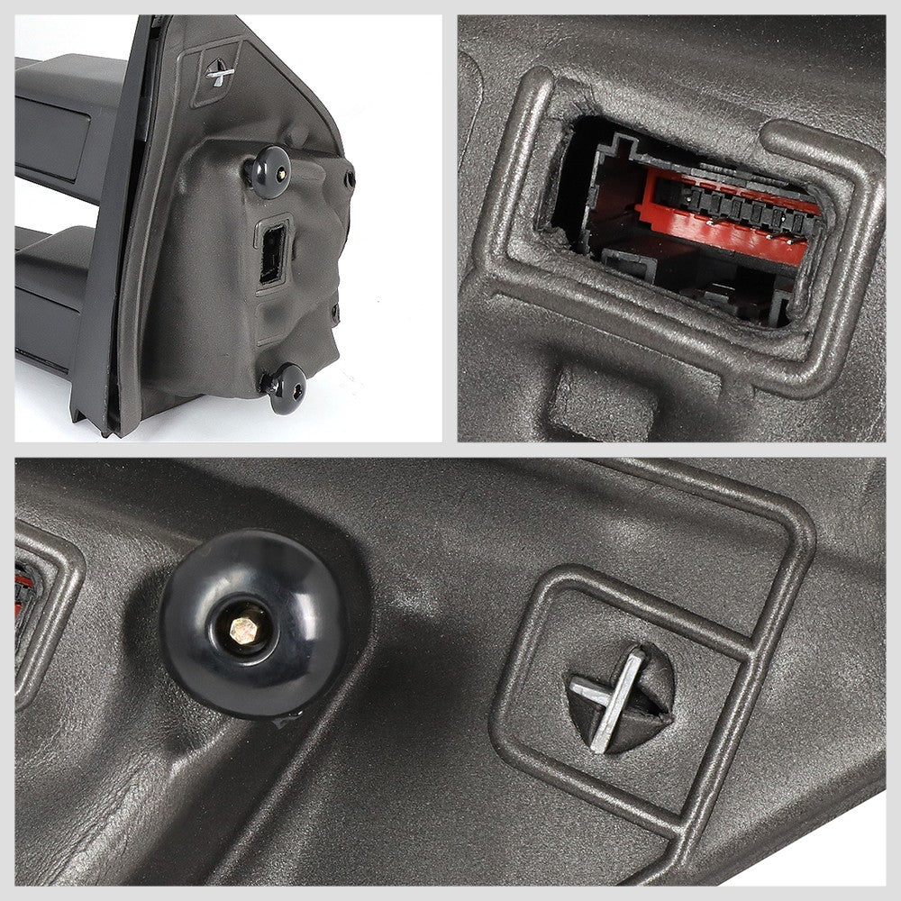 Left/Right Black Towing Side Mirror Manual Adjustment for 15-18 F-150