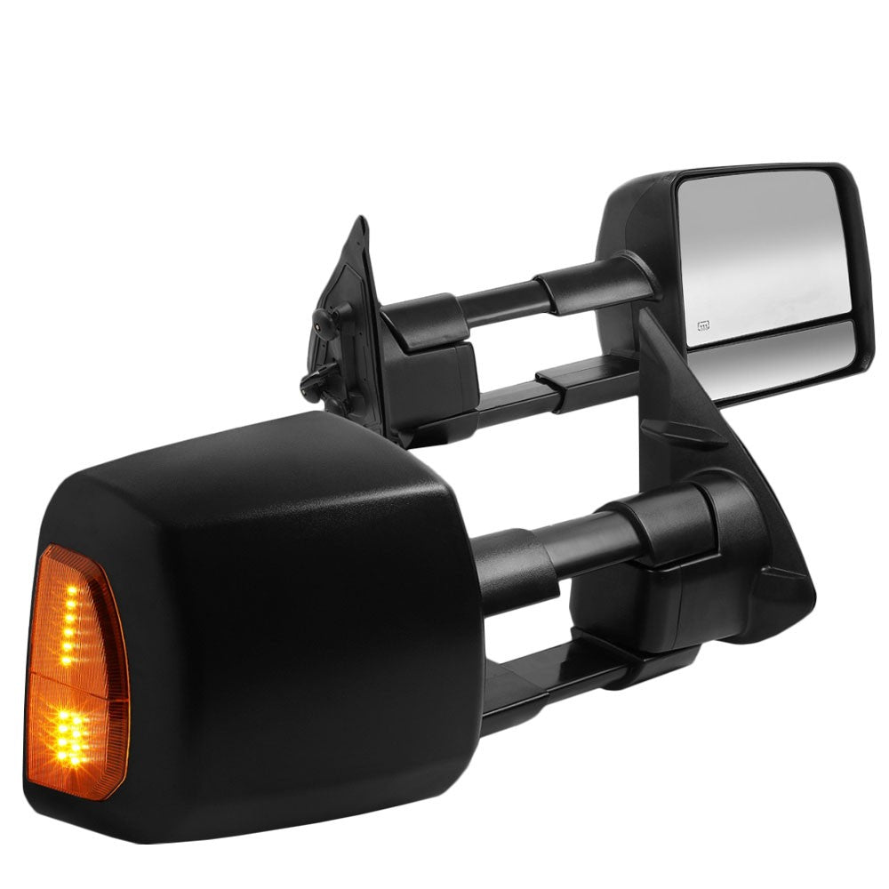 Amber LED Black Powered Side View Mirror Assembly 16-19 Tacoma N300 BFC-SVMIR-070-T888-BK-AM
