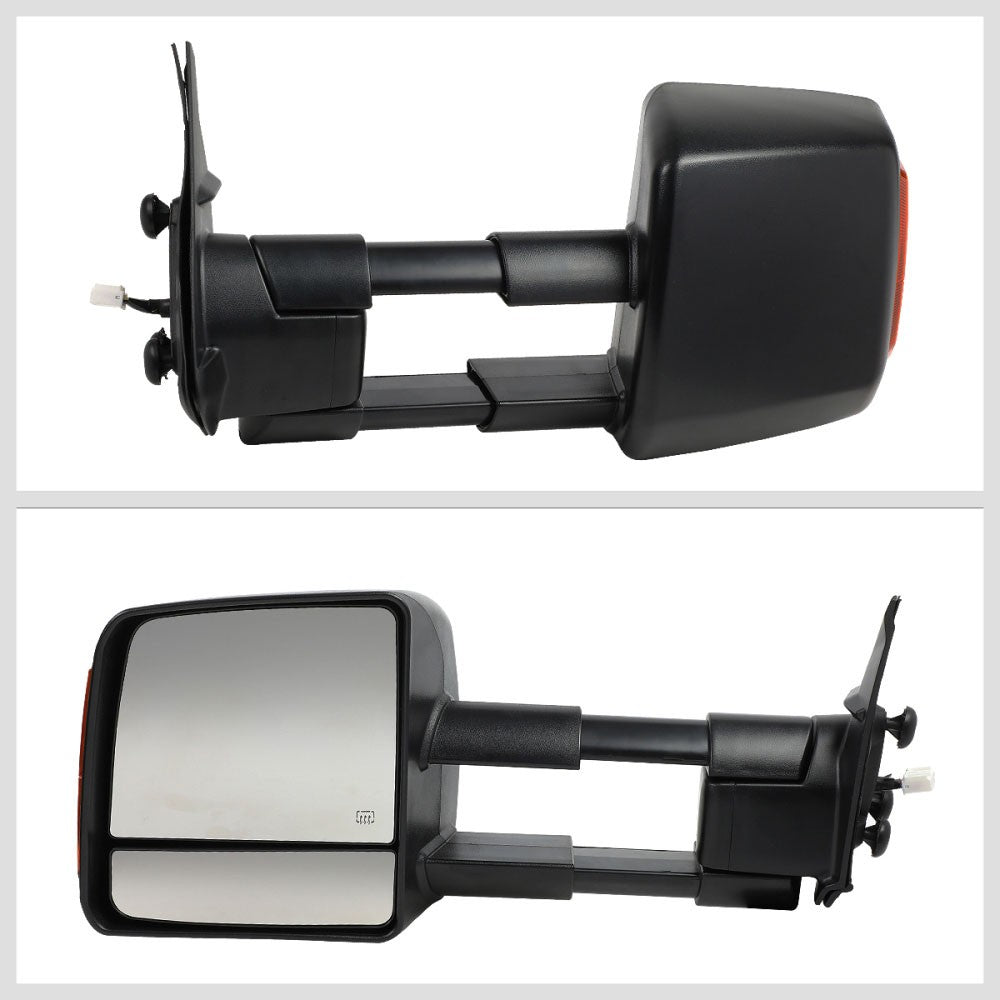 Amber LED Black Powered Side View Mirror Assembly 16-19 Tacoma N300 BFC-SVMIR-070-T888-BK-AM