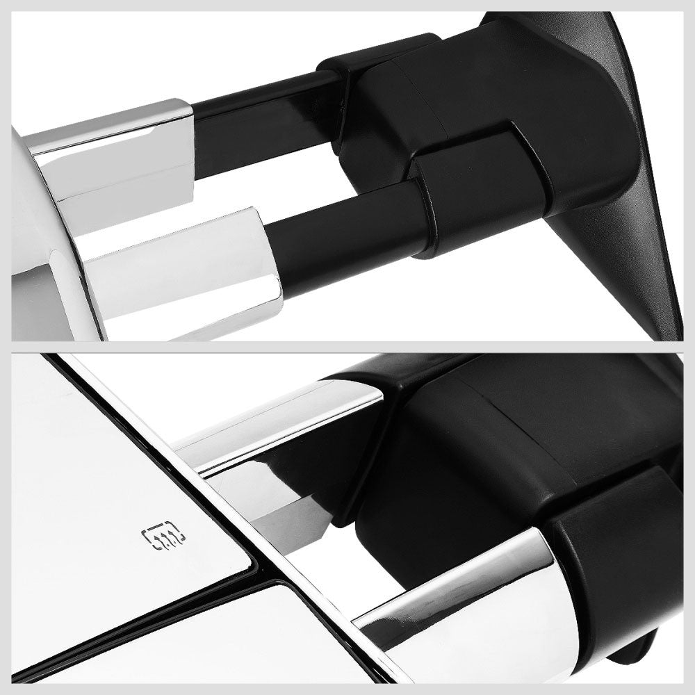 Amber LED Chrome Powered Side View Mirror Assembly 16-19 Tacoma N300 BFC-SVMIR-070-T999-CH-AM