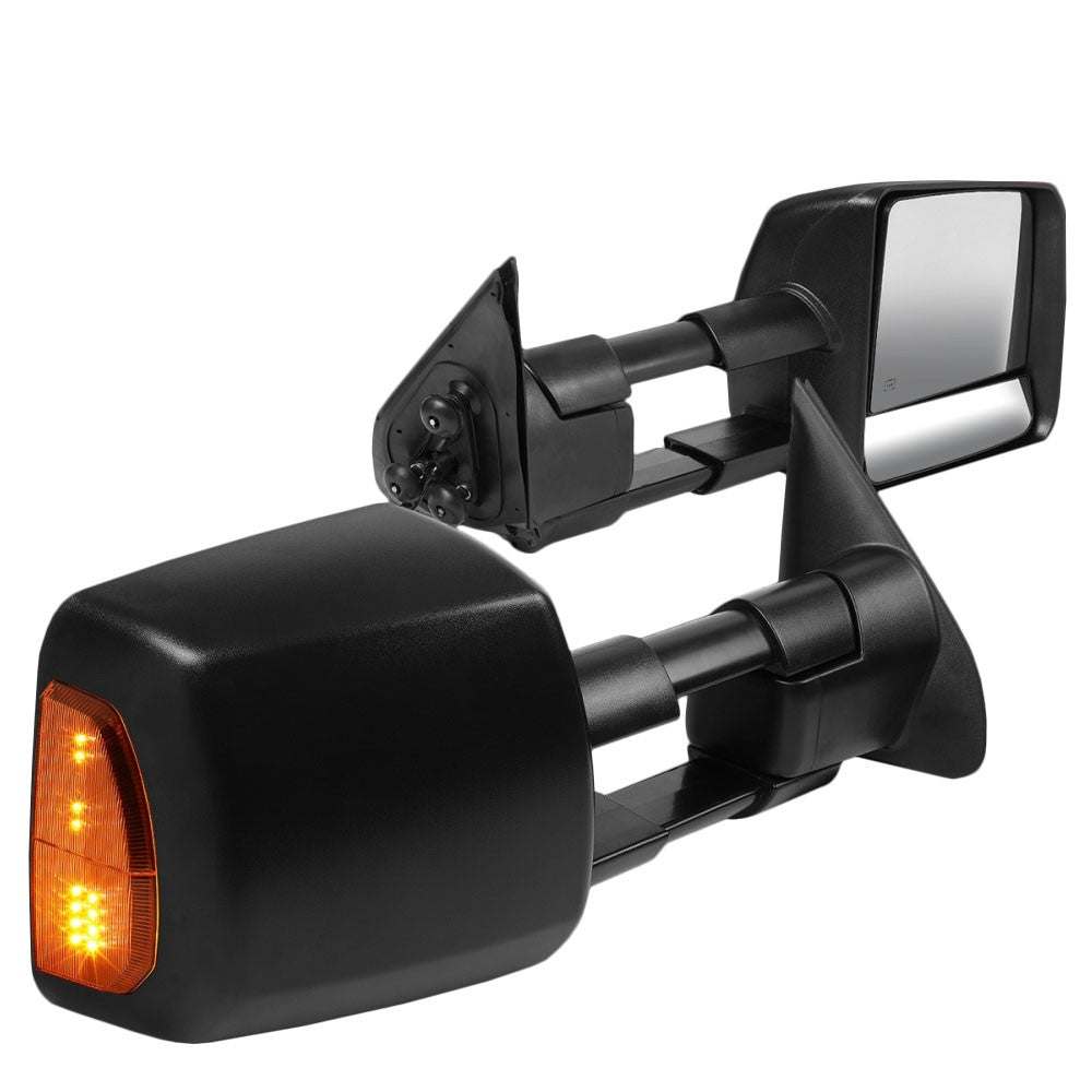 Amber LED Black Powered Side View Mirror Assembly 05-15 Tacoma BFC-SVMIR-071-T888-BK-AM