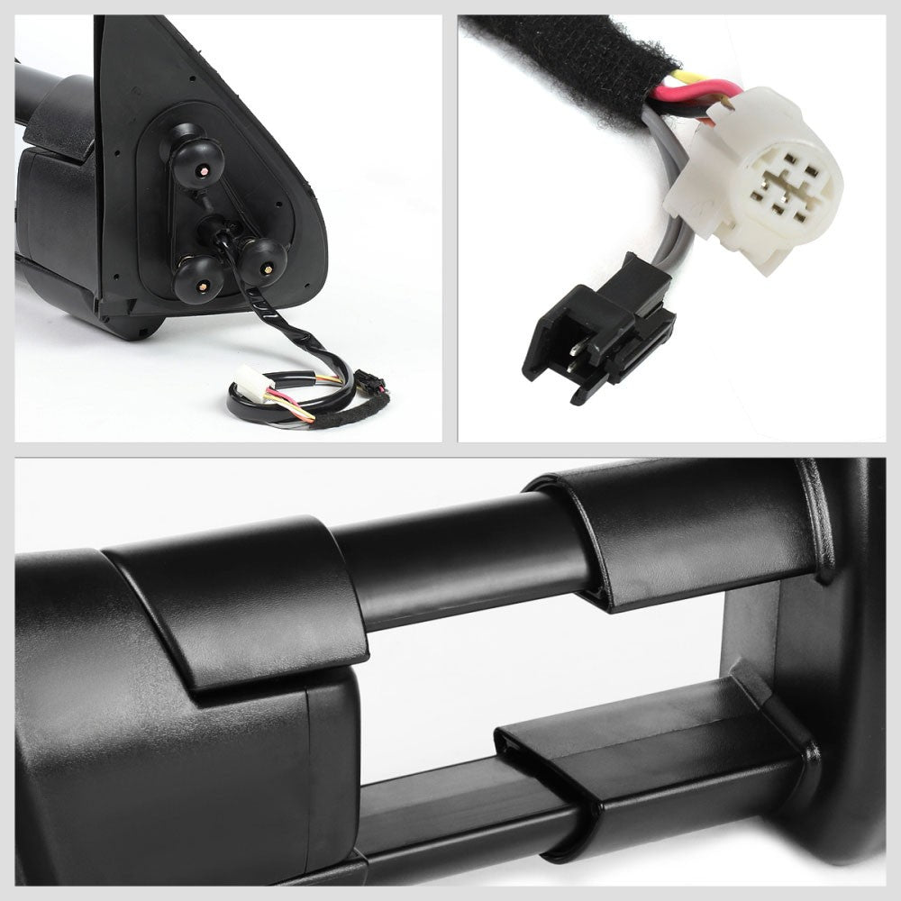 Amber LED Black Powered Side View Mirror Assembly 05-15 Tacoma BFC-SVMIR-071-T888-BK-AM