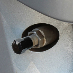 Black Brass Metal Coated Tire Rim Valve Wheel Air Port Dust Cover Set Stem Cap-Accessories-BuildFastCar