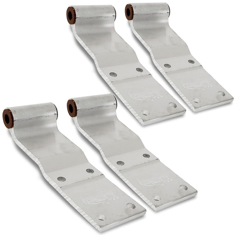 Wabash Style 4-Hole w/Bushing 2.86&quot; x 8.60&quot; Door Hinge Truck Trailer BFC-TTP-HI-WAB-06302245-X4