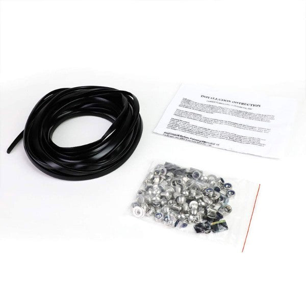 Black Smooth Pocket-Riveted Wheel Fender Flare Guard For 07-14 Toyota FJ Cruiser-Exterior-BuildFastCar