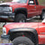Matte Black Pocket-Rivet Wheel Fender Flares For 07-13 Chevy Silverado 97.6" Bed-Exterior-BuildFastCar
