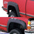 Matte Black Pocket-Rivet Wheel Fender Flares For 07-13 Chevy Silverado 97.6" Bed-Exterior-BuildFastCar