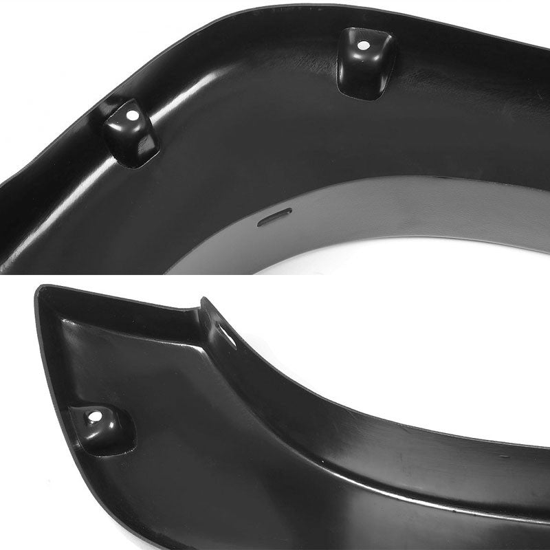 M.Black Pocket-Rivet Wheel Fender Flare For 99-02 Silverado 1500 78.7"/97.6" Bed-Exterior-BuildFastCar
