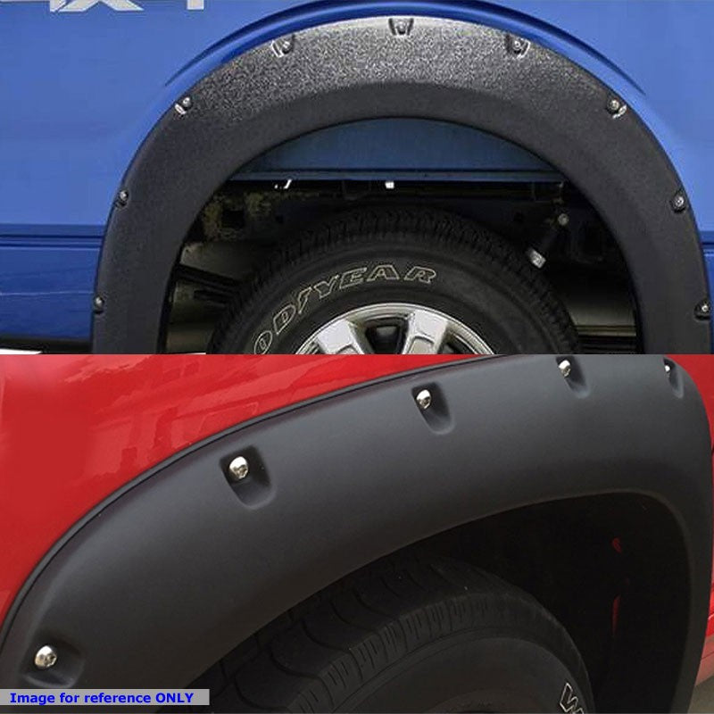 DNA MOTORING 4-Piece ABS Wheel Fender Flares – 1994-2002 Dodge Ram, Factory Style, Paintable Black