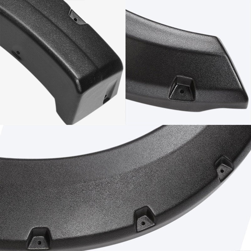 Matte Black Pocket Rivet Wheel Fender Flare For 15-17 F150 67.1"/78.9"/97.6" Bed-Exterior-BuildFastCar