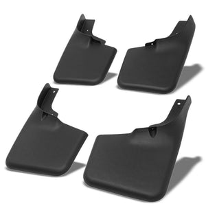 4PC Matte Black Molded 1/8" Mud Flaps Guard For 04-14 F-150 w/OE Fender Flares