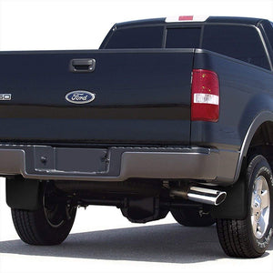 Matte Black Molded 1/8" Thick Mud Flaps Guard Skin For 04-14 F-150 W/OEM Flares-Exterior-BuildFastCar