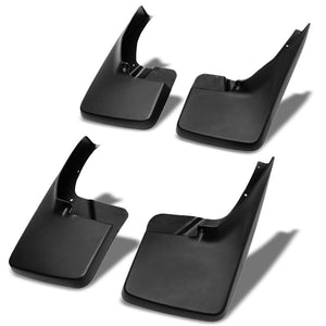 4PC Black Injection Molded 1/8" Wheel Mud Flaps Guard For 09-18 Dodge Ram Pickup