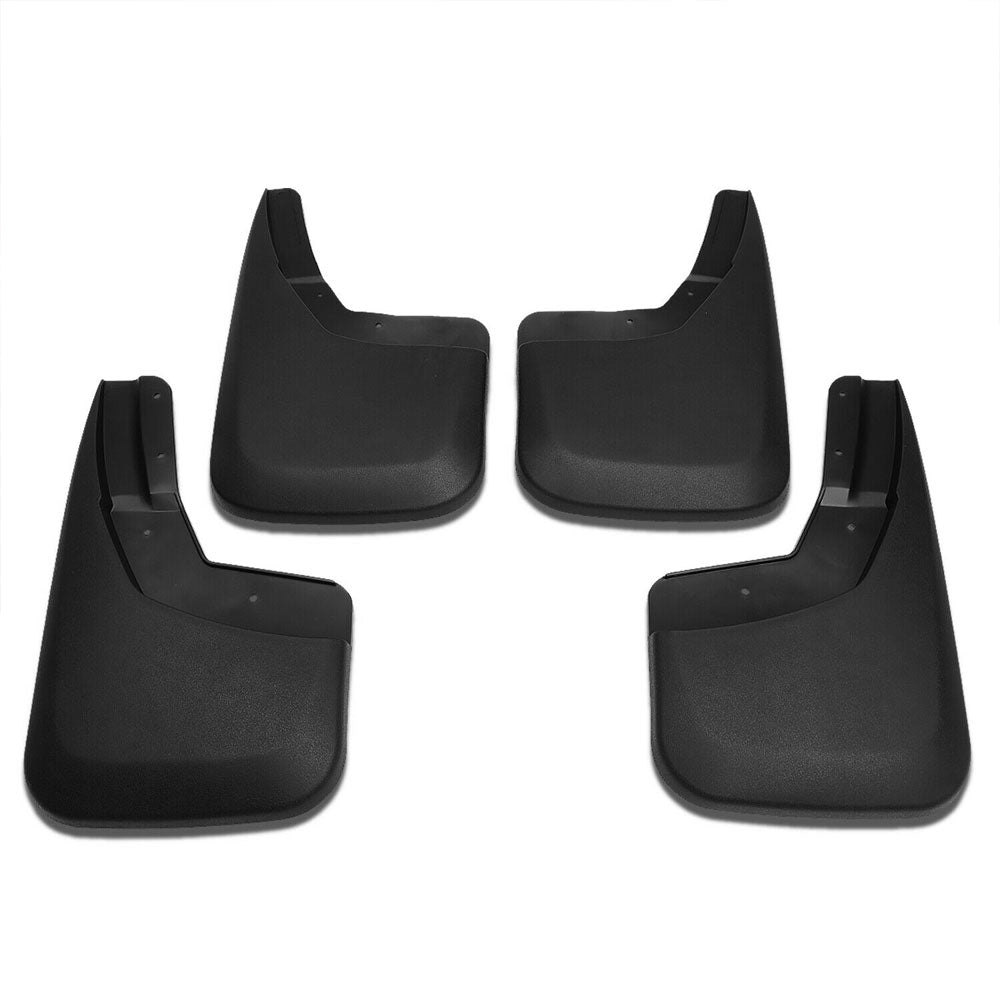 Matte Black Molded Etched Mud Flaps Guard For 14-18 Silverado pickup