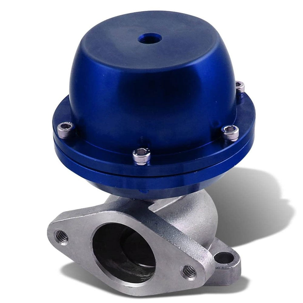 Universal T2 Blue 38mm Turbo V-Band Wastegate WG Bypass Exhaust + 8 PSI Spring