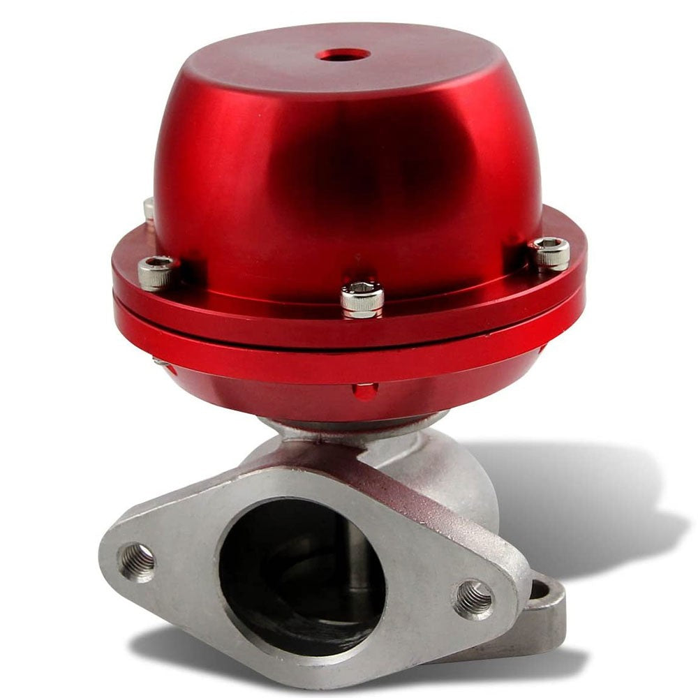 Universal T2 Red 38mm Turbo V-Band Wastegate WG Bypass Exhaust +8 PSI Spring