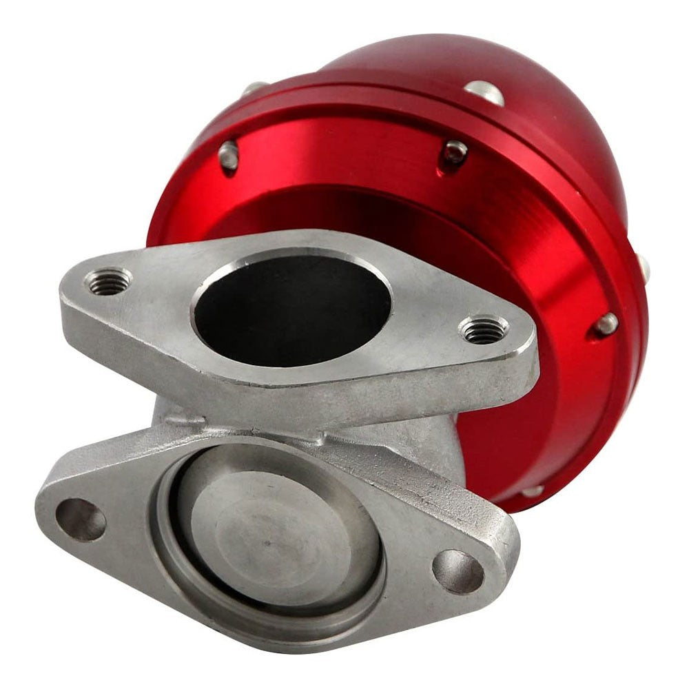 Universal T2 Red 38mm Turbo V-Band Wastegate WG Bypass Exhaust+Spring+Dump Pipe